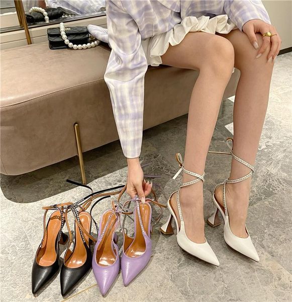 

sandals large size comfort shoes for women block heels high female big chunky pointed high-heeled fashion beige closed open girl, Black