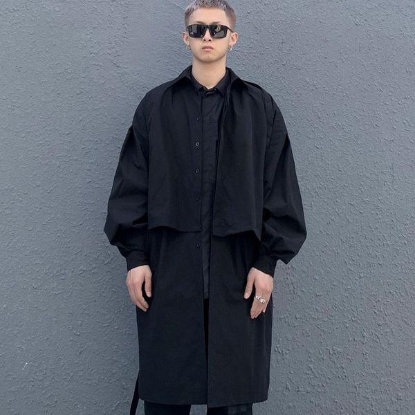 

streetwear black england style fashion shirt men men's casual shirts, White;black