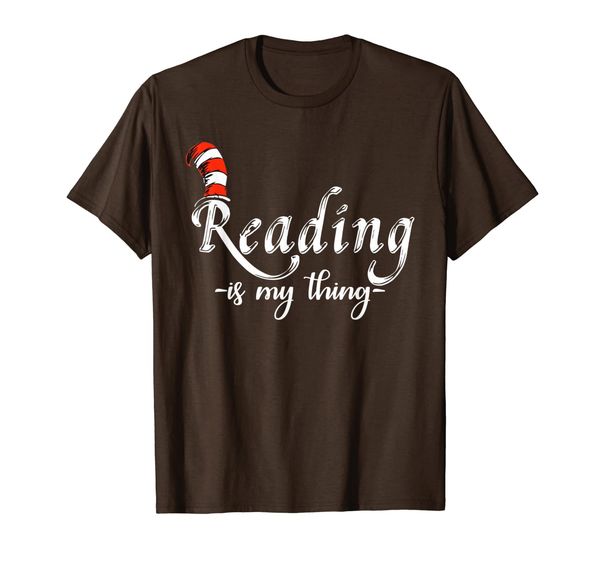 

reading is my thing booker t-shirt, White;black