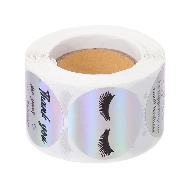 

false eyelashes 500pcs commercial sealing stickers commodity wrapping thank you labels