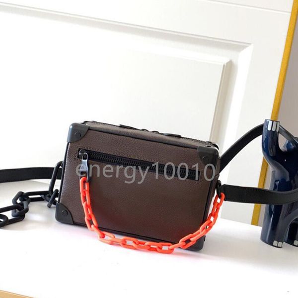 

luxurys designers flower symmetrical mini soft trunk bags genuine leather bucket shoulder pouch women crossbody fashion cross body handbag b, Black;red