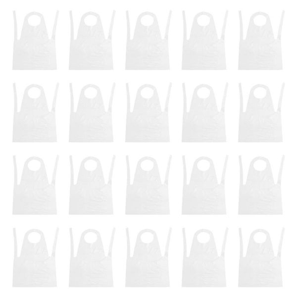 

pcs disposable aprons waterproof oil proof pe apron for cooking painting