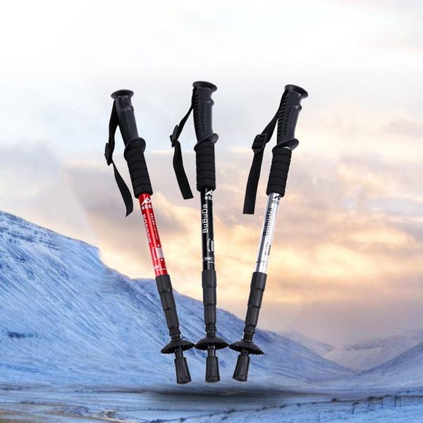 

trekking poles walking sticks hiking canes camping ultralight folding adjustable alpenstocks sports