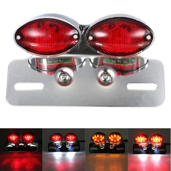 

motorcycle cat eye brake running tail turn light