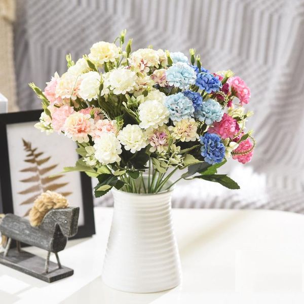 

decorative flowers & wreaths 2021 artificial plants 5 oil painting chrysanthemum charming wedding decoration aesthetic room decor super low