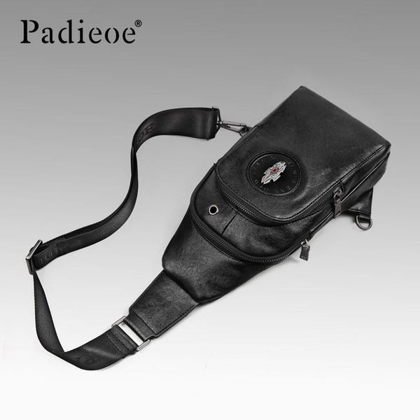 

padieoe waist bag men belt bags leather pouch mens fanny pack fashion luxury waterproof luxurious