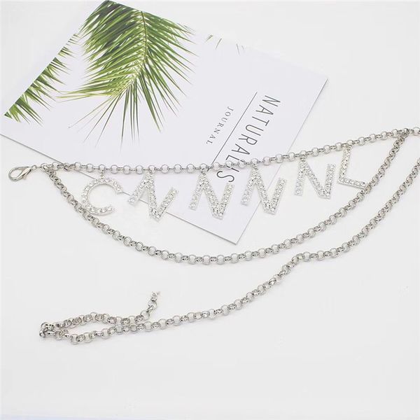 

belts fashion designer chain belt for women casual dress accessories ladies luxury waist belts brand link letter chains womens gold waistban, Black;brown