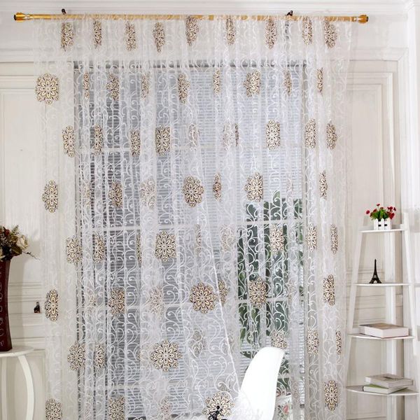 

window curtain valance divider tassel string door room khaki line scarf & drapes