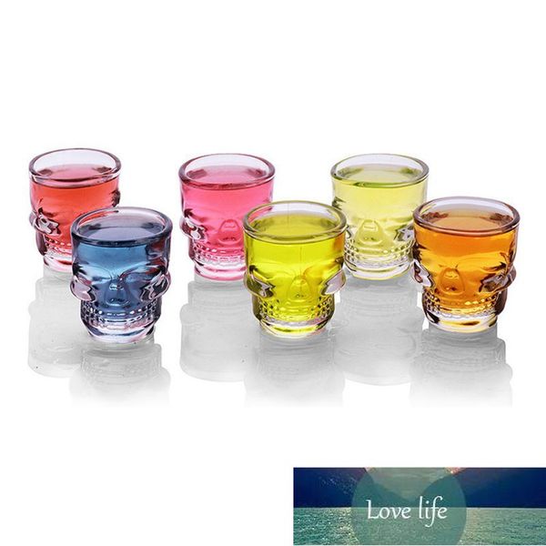 Creativo LED Skull Glass Cup Bar Pub Strumenti per bere Vino Bicchiere da whisky Decorazione di Halloween Bicchieri da cucina Prezzo di fabbrica design esperto Qualità Ultimo stile