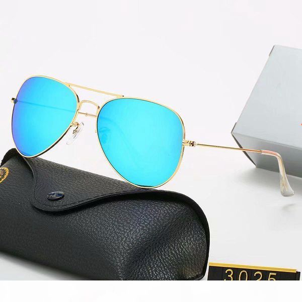 

classic ray brand design sunglasses fashion luxury polarized men women pilot vintage bans sunglass uv400 eyewear 3025 sun glasses mirror met, White;black
