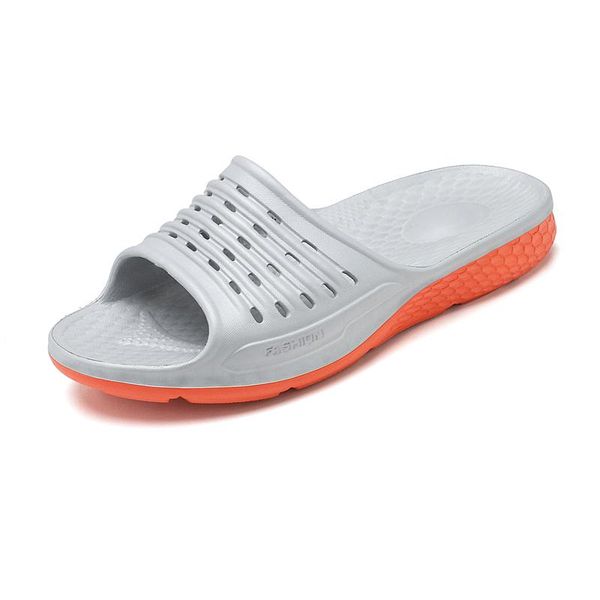 

slippers men casual black gray shoes plus size 51 non-slip slides bathroom summer beach sandals eva soft sole flip flops