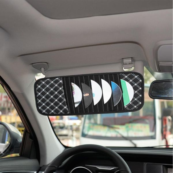 

car organizer 2pcs vehicle-mounted cd clip holder storage for woman