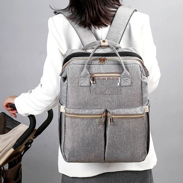 

backpack baby nappy changing bag portable folding crib diaper stroller straps x7xc