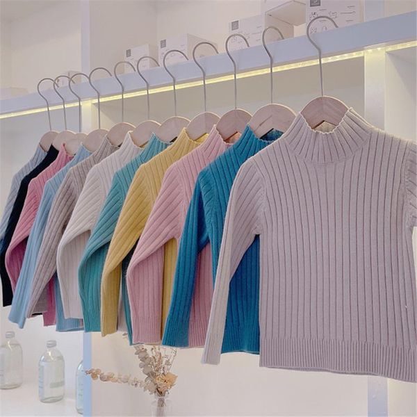 

pullover 2021 autumn winter baby children clothing boys girls knitted toddler sweater kids christmas wear 2 3 4 6 8 years 5569, Blue
