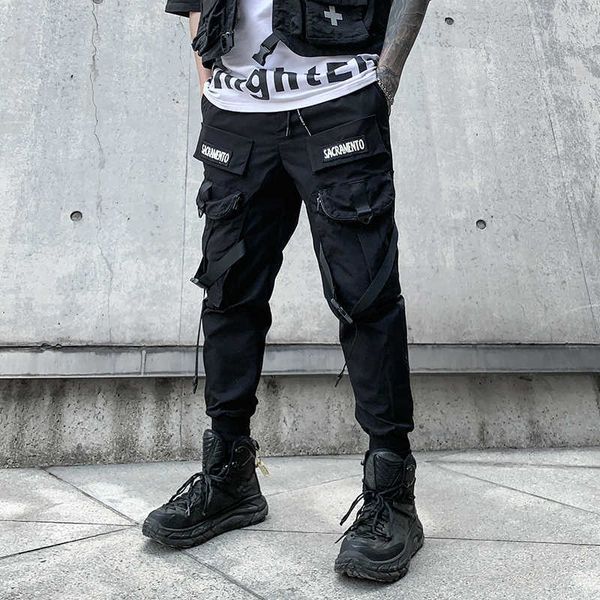 

men's pants cargo black hip hop streetwear fashion male joggers sweatpants casual harem trousers men harajuku clothing xxqe 6i7j