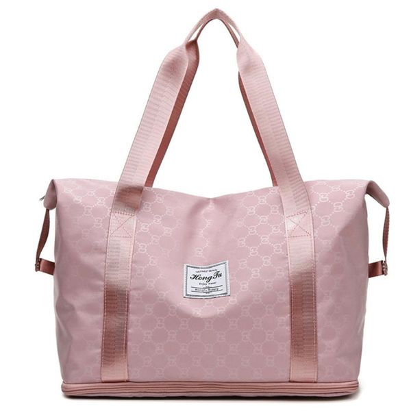 

storage bags sports handheld shoulder bag dry and wet separation yoga fitness large capacity expandable travel