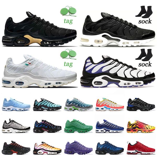 

tn plus mens running shoes womens triple black white red sole sign tns sport sneakers oreo persian violet metallic gold rainbow outdoor trai