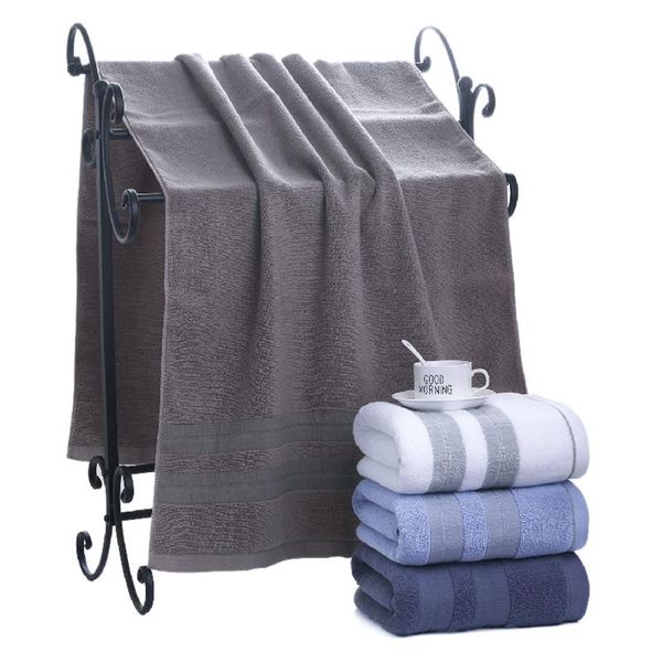 

towel cusack 1 pcs 70 x 140 cm pure cotton adults women man bath for children students home 4 colors soft rectangle white