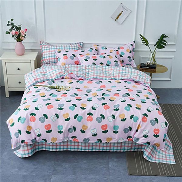 

bedding sets 4pcs home textile dorothy's kiss pure cotton double bed comefortable soft bedspreads quality quilt cover oceania
