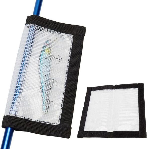 

fishing accessories 4pcs lure cover easy to install clear transparent pvc wraps protective spinner baits multipurpose