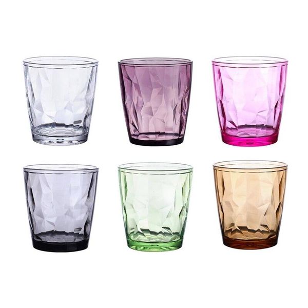 

unbreakable premium acrylic colorful diamond drinking glasses bar ktv drink juice cup el restaurant wine
