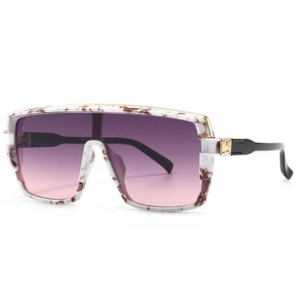 

sunglasses oversized frame men women square trendy brand designer flat mask sun glasses outdoor traveling shade big goggles, White;black