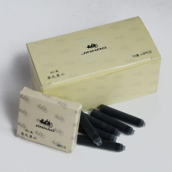 

refills lots of 60 pcs jinhao ink cartridges black, Black;red