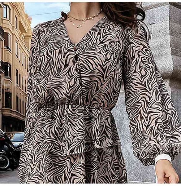 

fashion dress 2021 summer stripe long sleeve skirt elegant v-neck, White;black