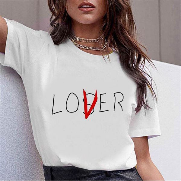 

joker white summer casual womens harajuku aesthetics joaquin phoenix movie tee