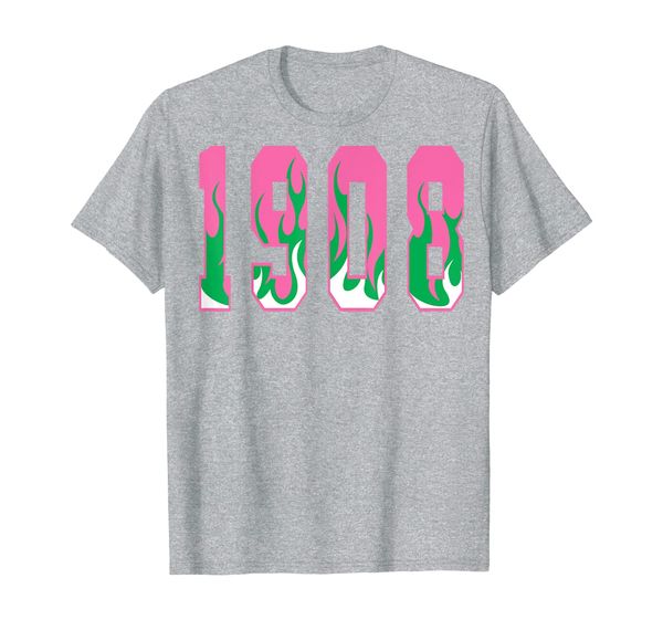 

1908 aka sorority t-shirt, White;black