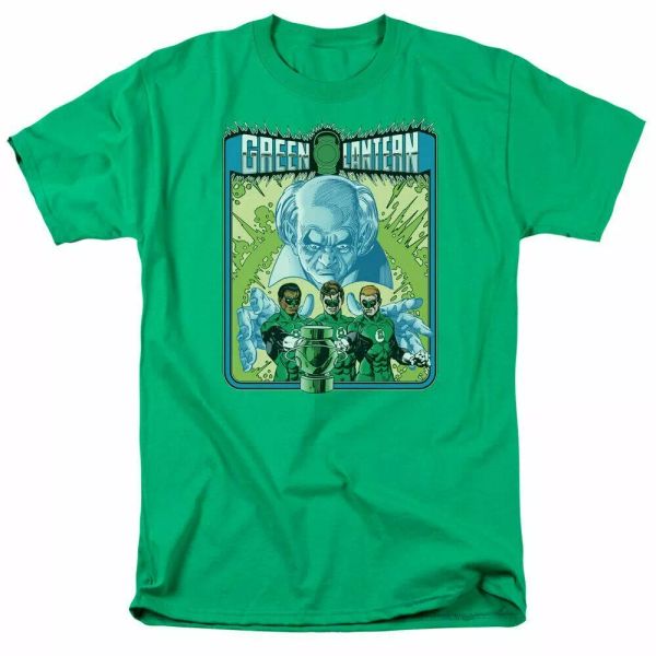 

green lantern gl #180 cover t shirt mens licensed dc comics tee kelly green, White;black