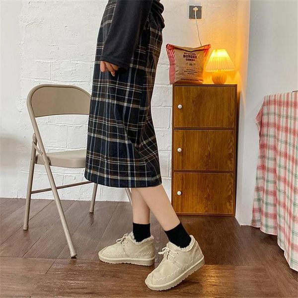 

boots 2021 winter warm plush snow women's style short, Black