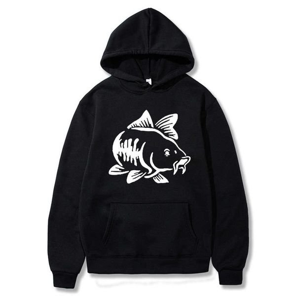 2021 Primavera Outono Carpa Peixe Fishie Fishings arruinou minha vida pulôver homens / mulheres engraçado moda casual hoodies H0910