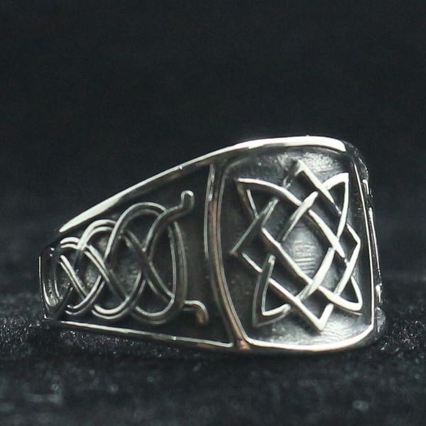 

silver cool vikings slavic "star of all" amulet ring cluster rings, Golden;silver