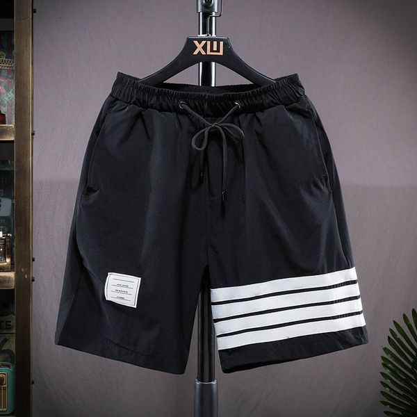 

fashion shorts summer casual loose men's capris large size thin sports pants beach, White;black