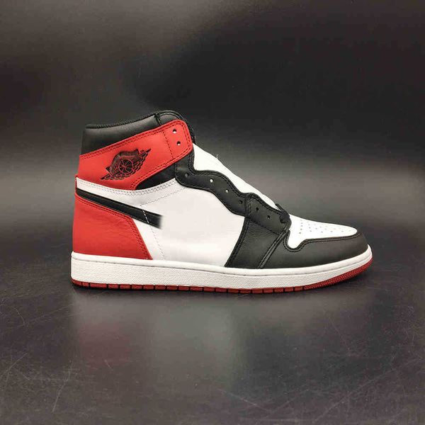 

2021 jumpman women's basketball shoes men's 1 s black toes white outdoor sports7hth