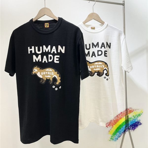 

men's t-shirts 2021ss human made t-shirt men women 1:1 fashion t shirt slub cotton tees 3vx0, White;black
