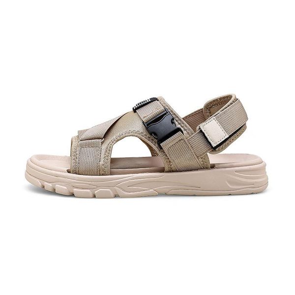 

sandals summer men shoes slippers flip flops soft casual male sandalias, Black