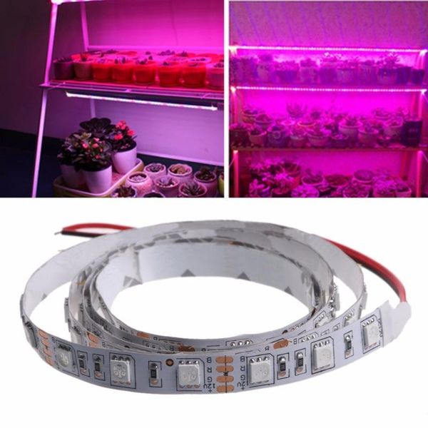 

grow light dc12v resin waterproof hight brightness led strip for aquarium greenhouse plant growing tape strips