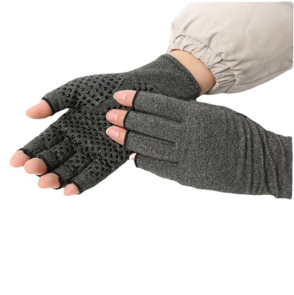 

half finger cycling gloves silicone gel pad anti-skidding shockproof breathable road bike men lightweight women h468, Black