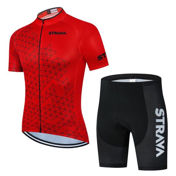 

racing sets 2021strava camouflage bicycle sweatshirt 9d bib set mtb uniform quick drying breathable clothing men's short maillot skirt, Black;blue