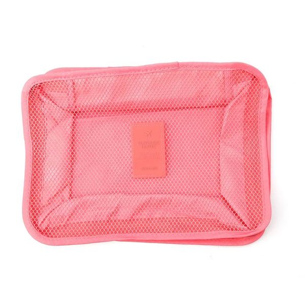 

6pcs waterproof travel clothes storage bags luggage organizer pouch packing case duffel