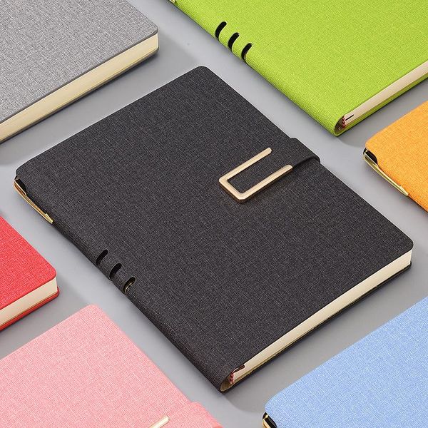 

notepads a5 thickened notebook business office meeting notepad, Purple;pink