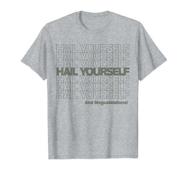 

HAIL YOURSELF (Pale Green New York Bodega Thank You Bag) T-Shirt, Mainly pictures
