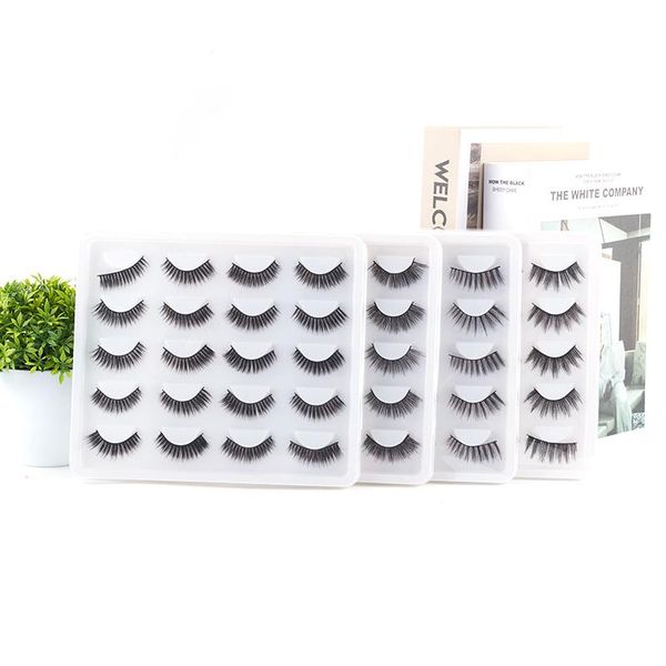 

false eyelashes 10 pairs natural lashes long volume eyelash extension