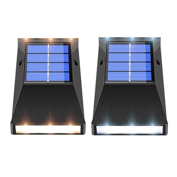 

outdoor wall lamps 2pcs led solar light waterproof sunlight garden decoration street lights powered lantern lamp