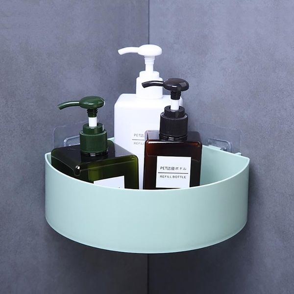 

bathroom storage & organization punch-wall mount rack multifunctional plastic toilet kitchen spice shelf
