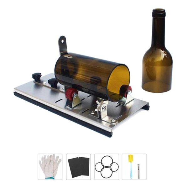 

professional hand tool sets glass bottle cutter adjustable sizes cutting tools kit stainless steel diy machine for wine beer liquor whiskey