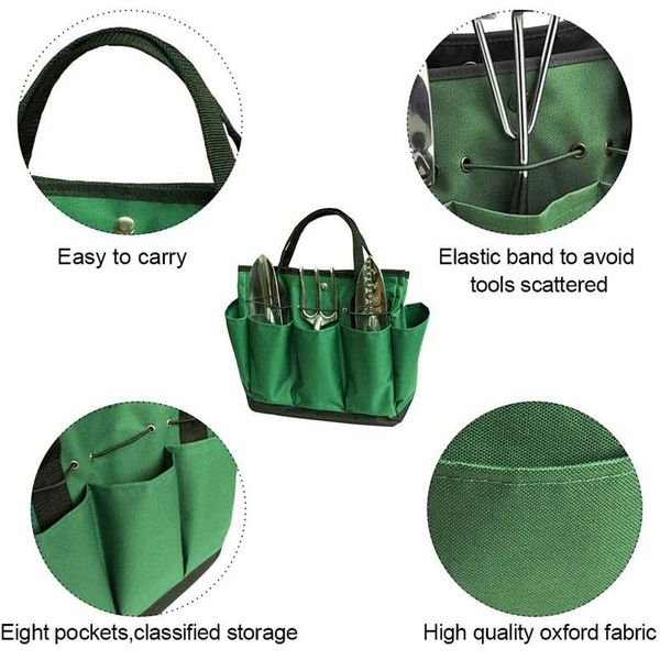 

garden tool bag oxford fabric bucket for gardening kit tools excluded storage bags