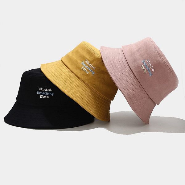

fisherman's women's fashion new alphabet embroidered basin men's spring and summer outdoor versatile sunshade casual hat